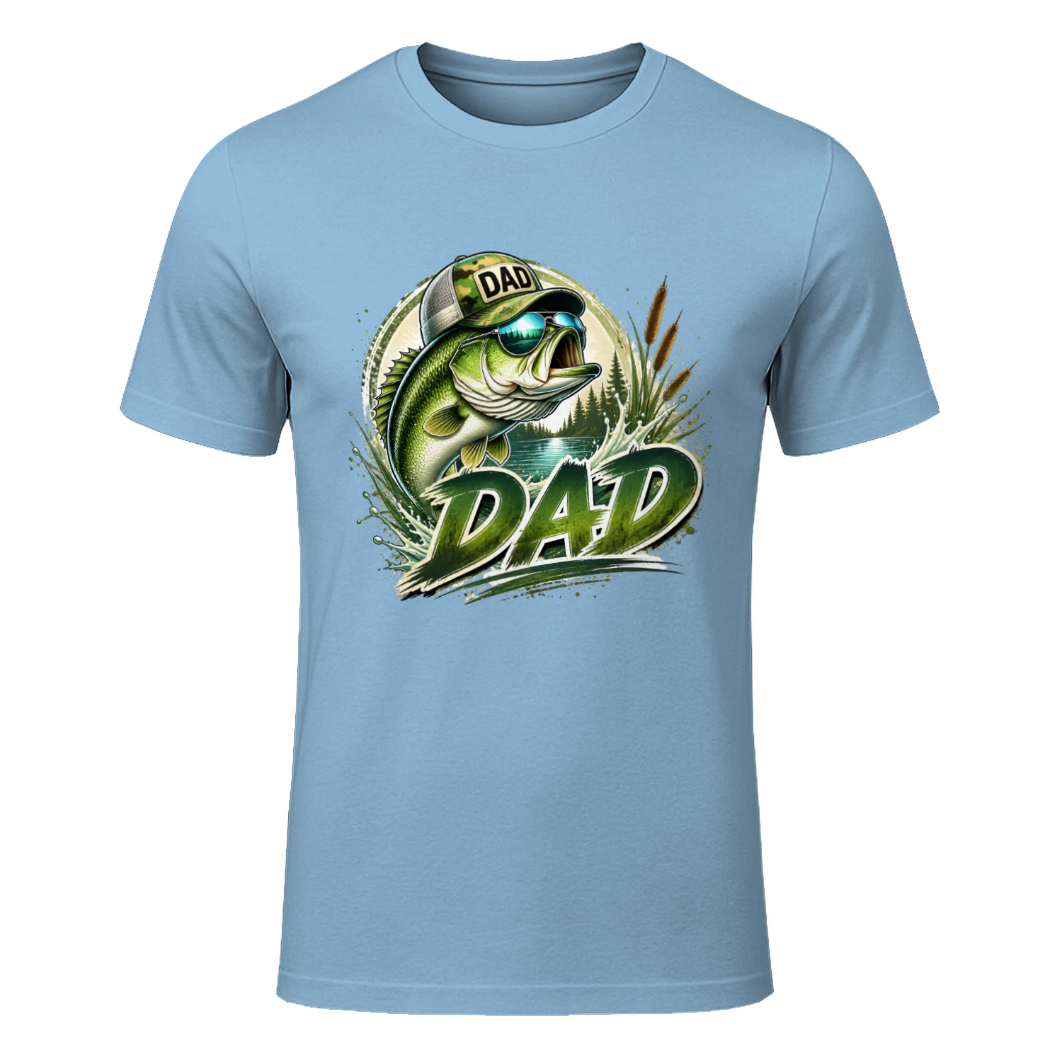 Fishing Dad Bass Outdoor Father Design