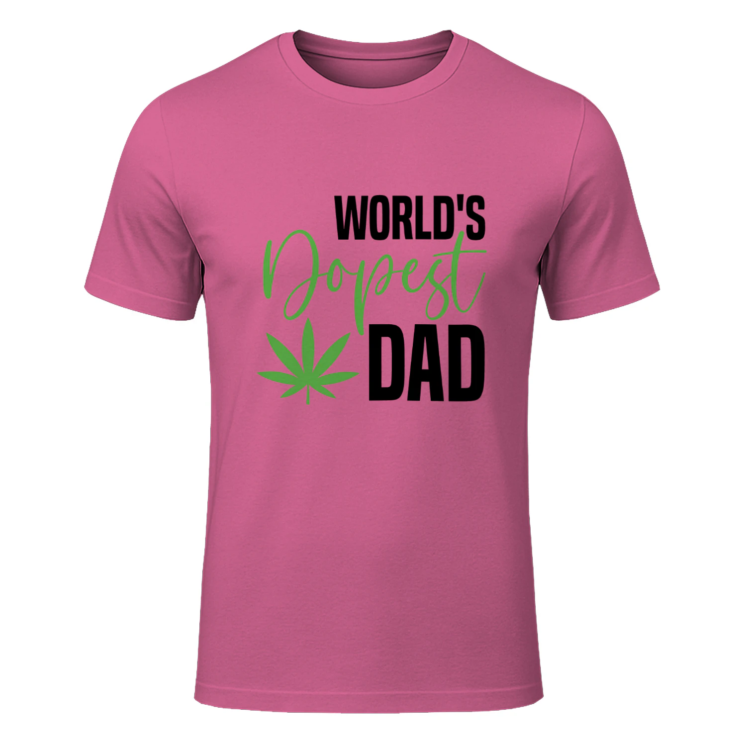 World’s Dopest Dad Cannabis Leaf Funny Father Design