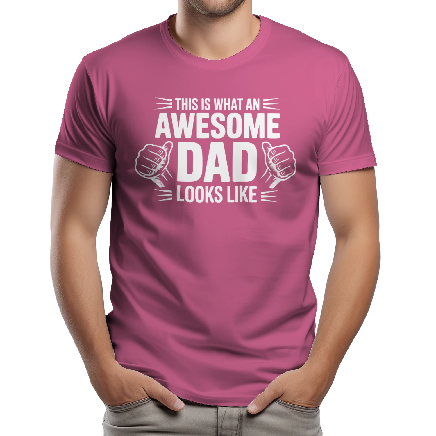 This Is What An Awesome Dad Looks Like Funny Father Design