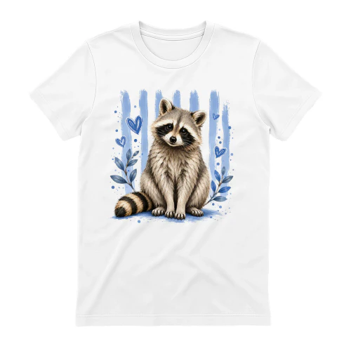 Cute Blue Raccoon Aesthetic