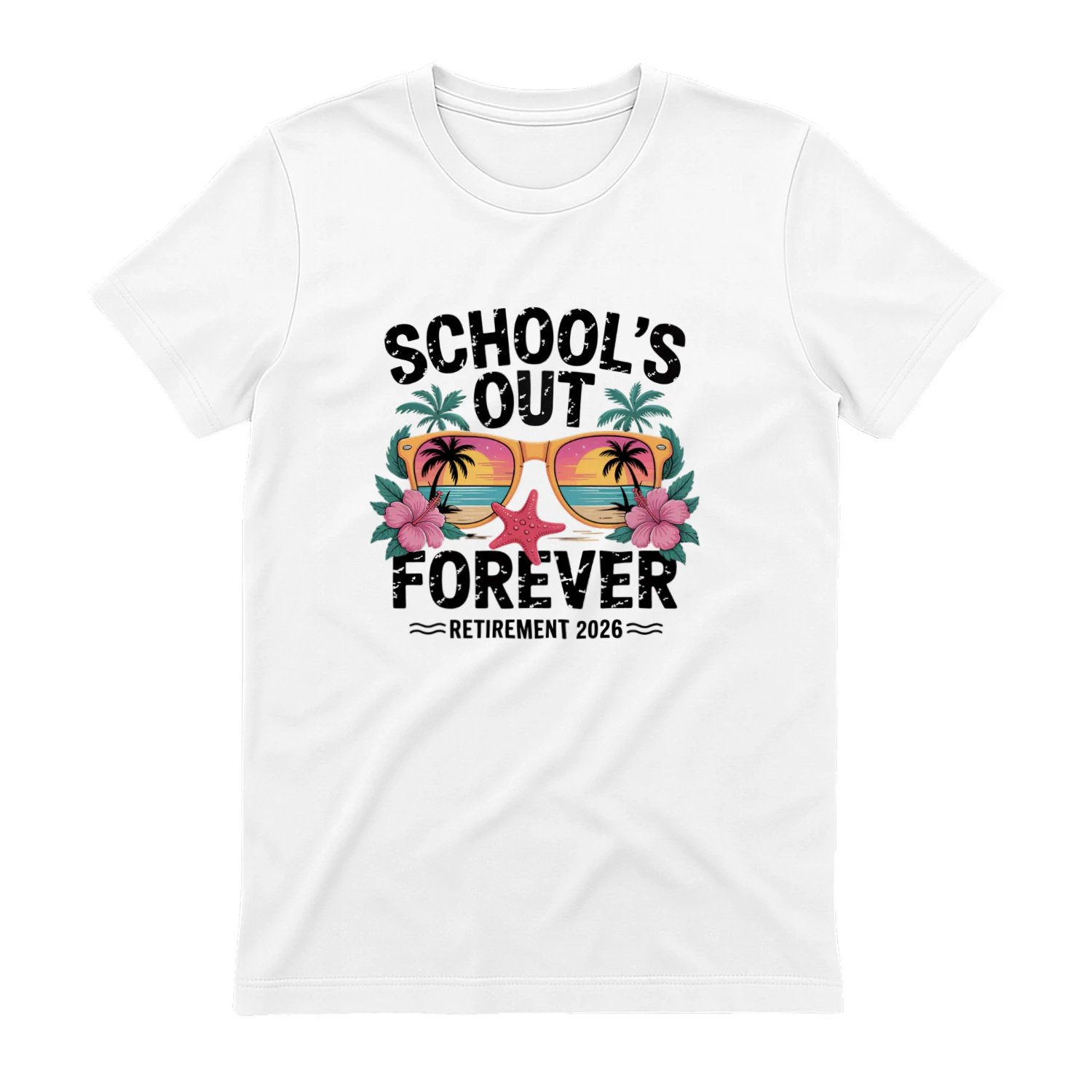 Sandals Up Retirement 2026 Funny Beach Retirement T-Shirt