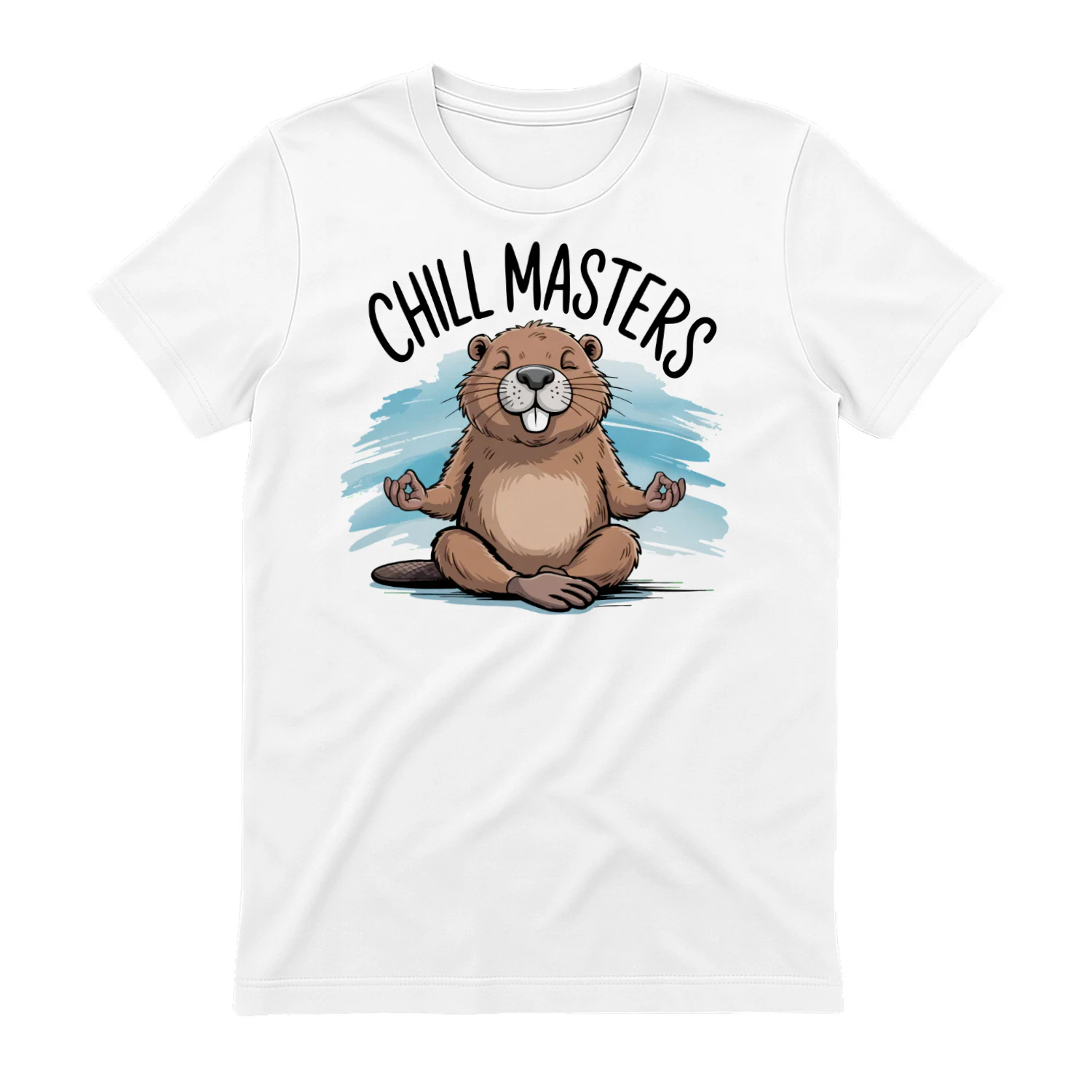 Chill Masters Funny Meditating Beaver Yoga Design