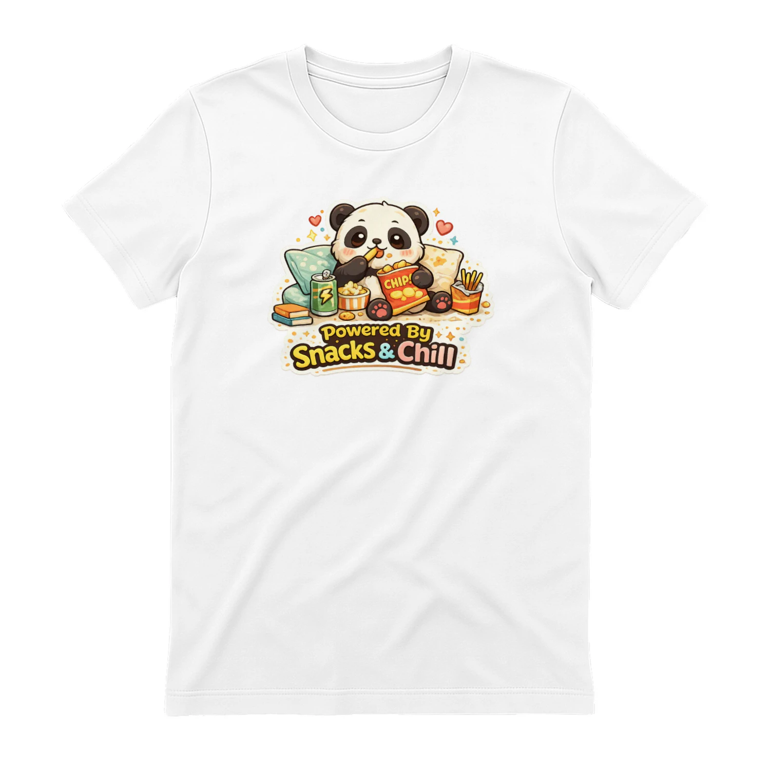 Powered by Snacks and Chill Cute Panda