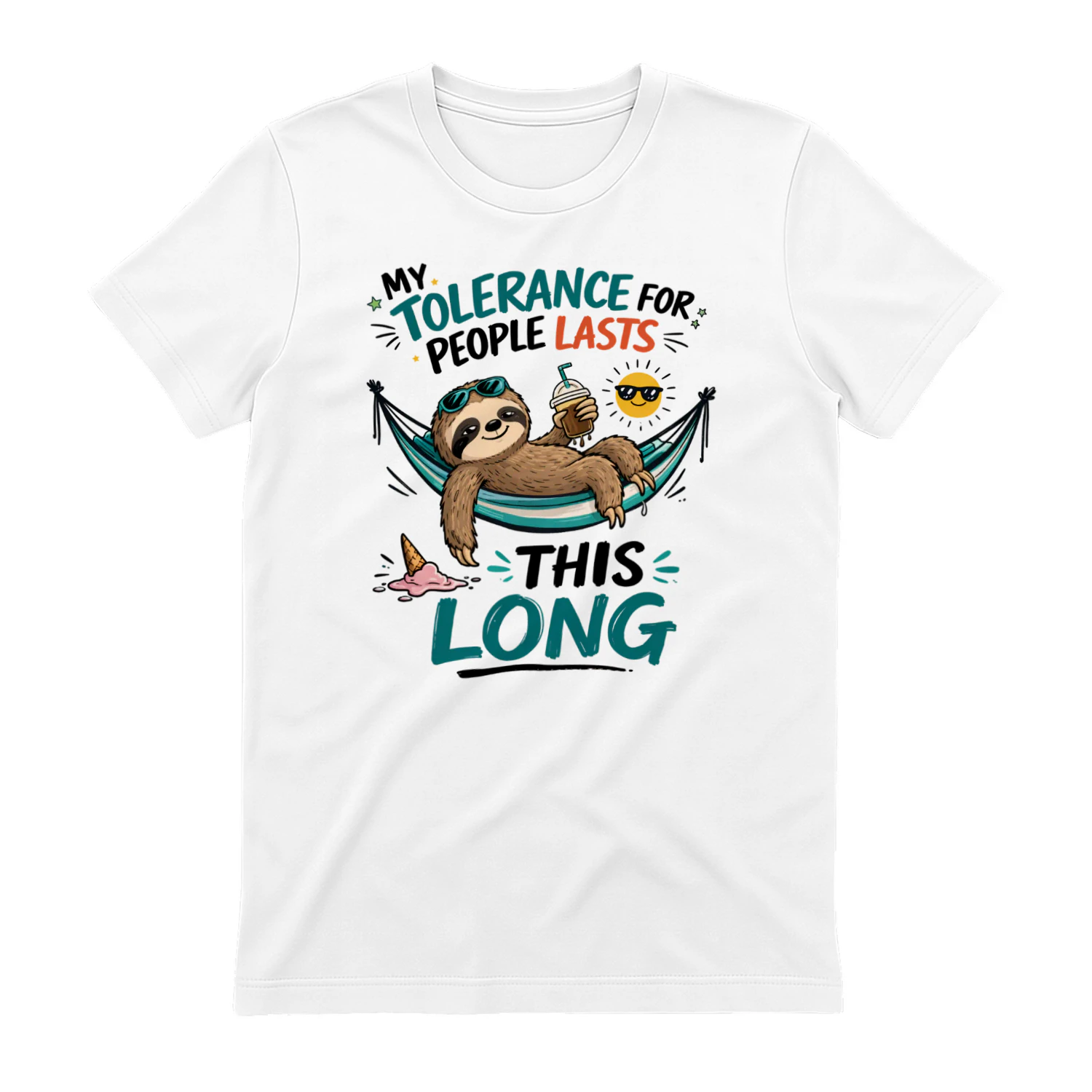 My Tolerance for People Lasts This Long Sloth