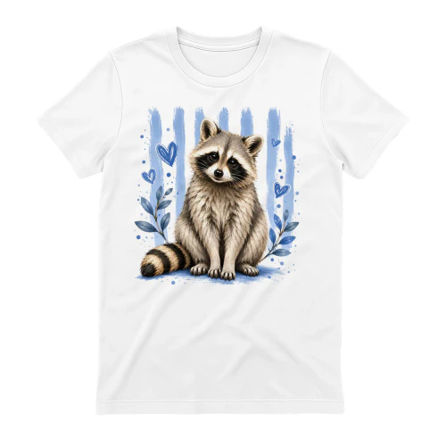 Cute Blue Raccoon Aesthetic