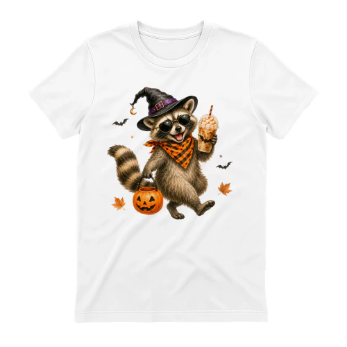 Halloween Raccoon Pumpkin