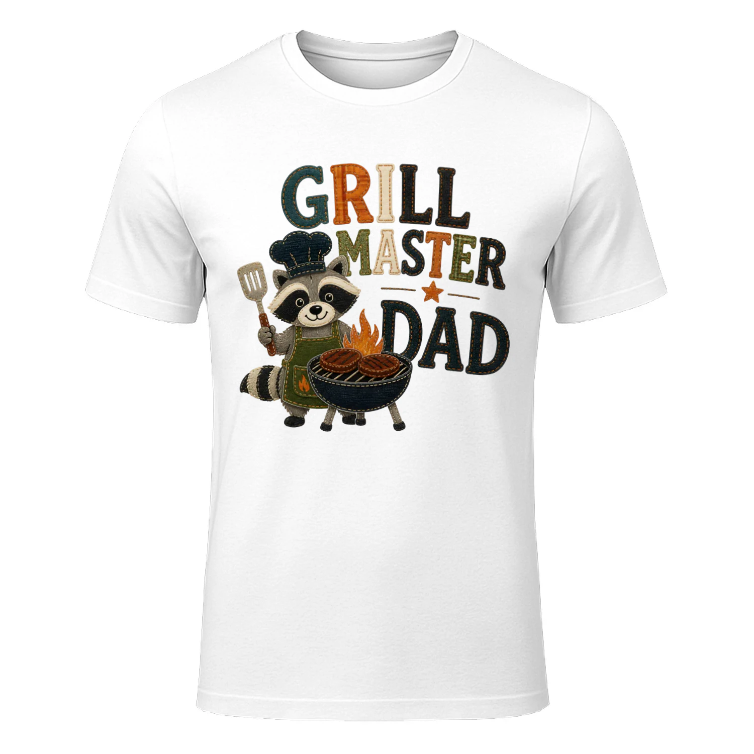 Grill Master Dad Raccoon BBQ