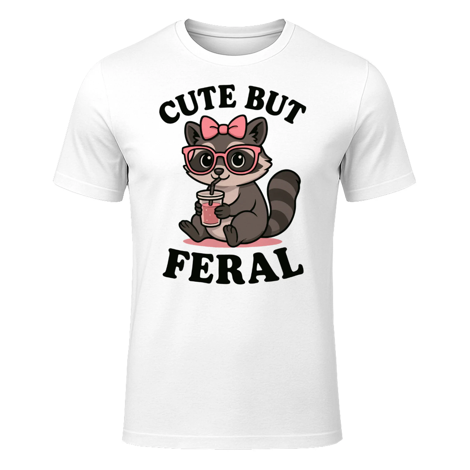 Cute But Feral Raccoon Shirt