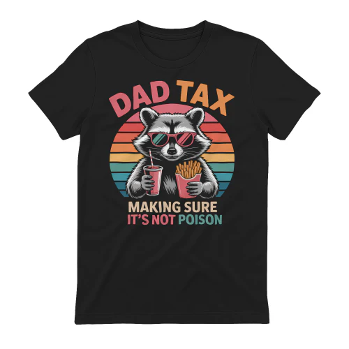 Dad Tax Raccoon Snack Inspector