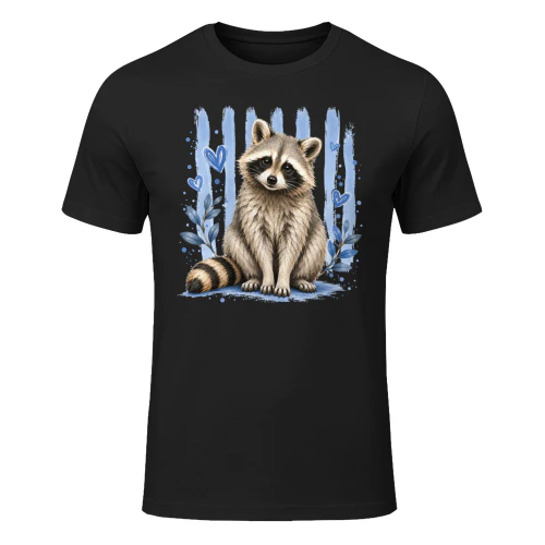 Cute Blue Raccoon Aesthetic