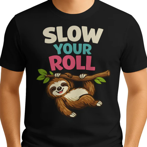 Slow Your Roll Funny Sloth
