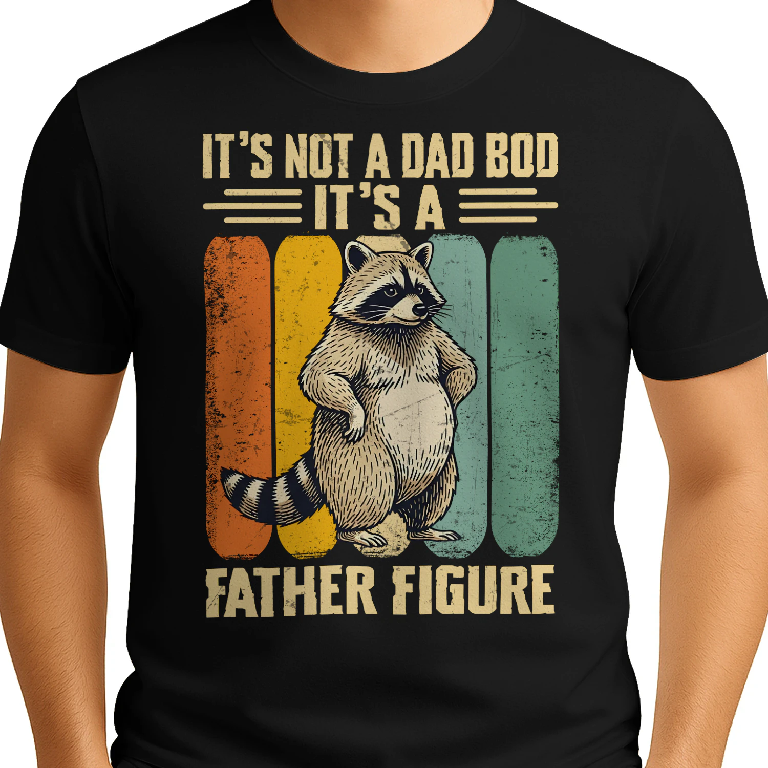 It’s Not a Dad Bod It’s a Father Figure Raccoon