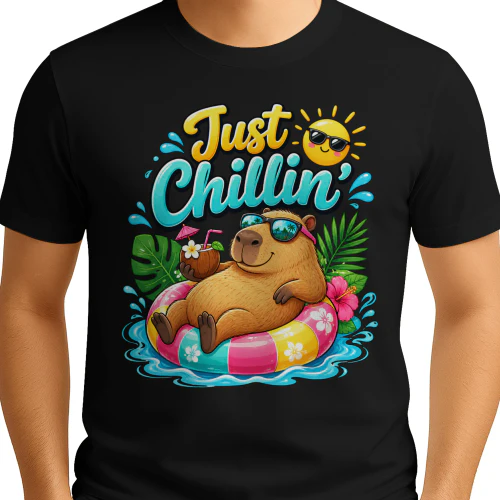 Just Chillin Capybara Summer Collection