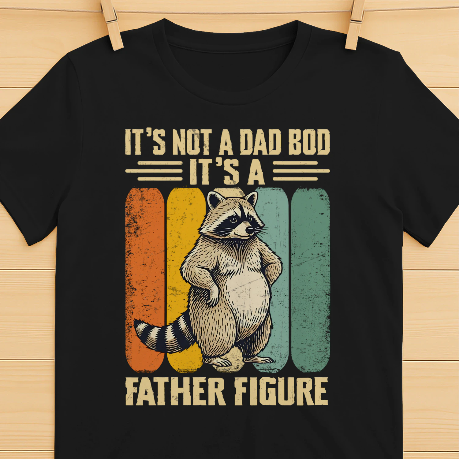 It’s Not a Dad Bod It’s a Father Figure Raccoon
