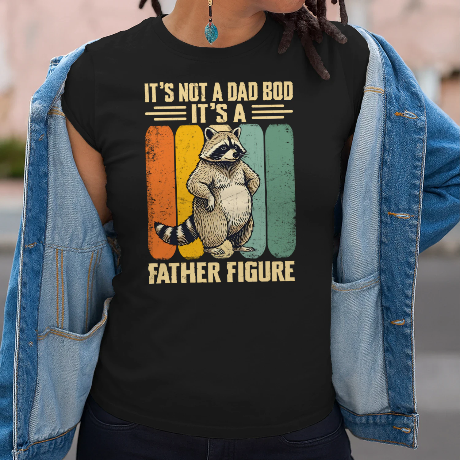It’s Not a Dad Bod It’s a Father Figure Raccoon