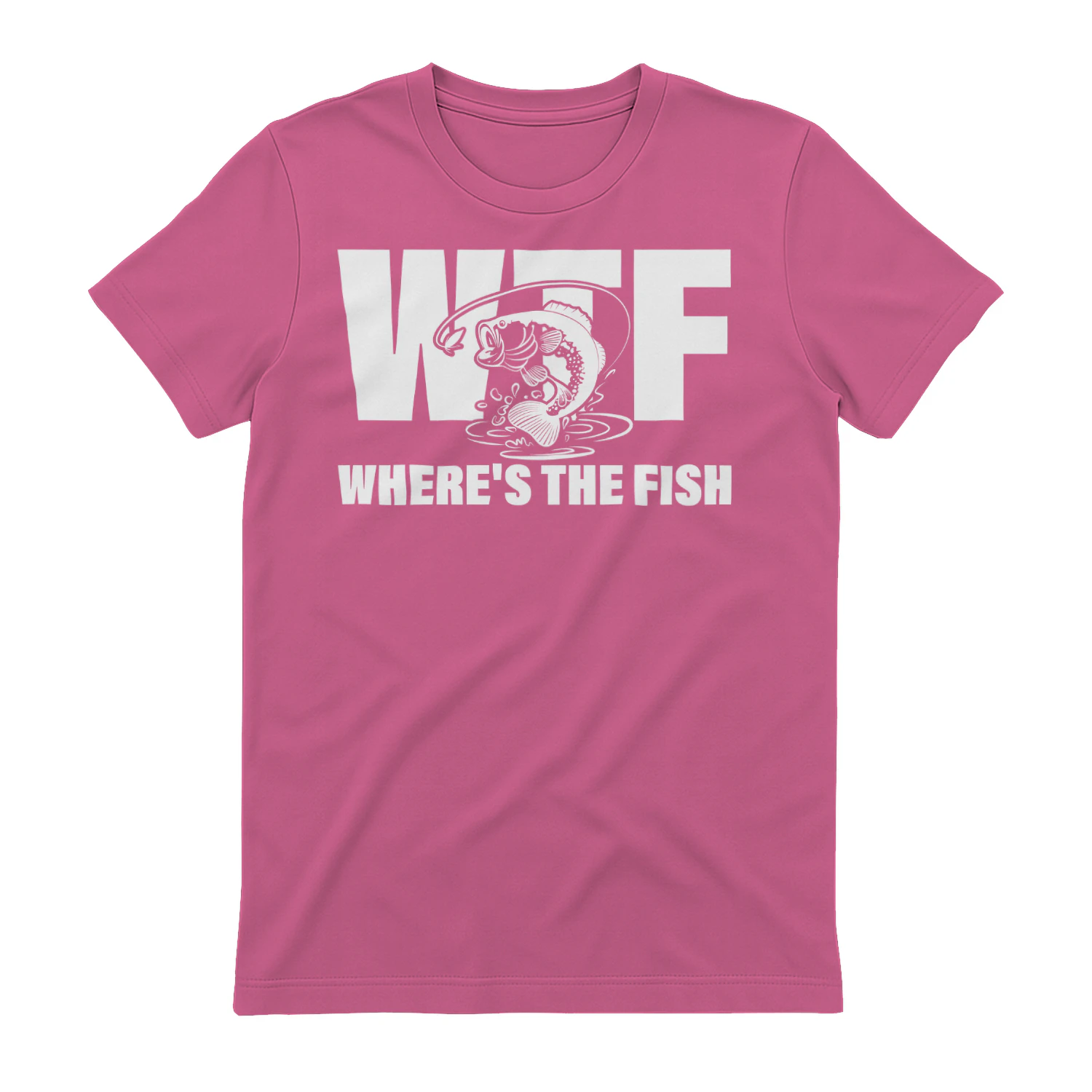 WTF Where’s The Fish Funny Fishing Design