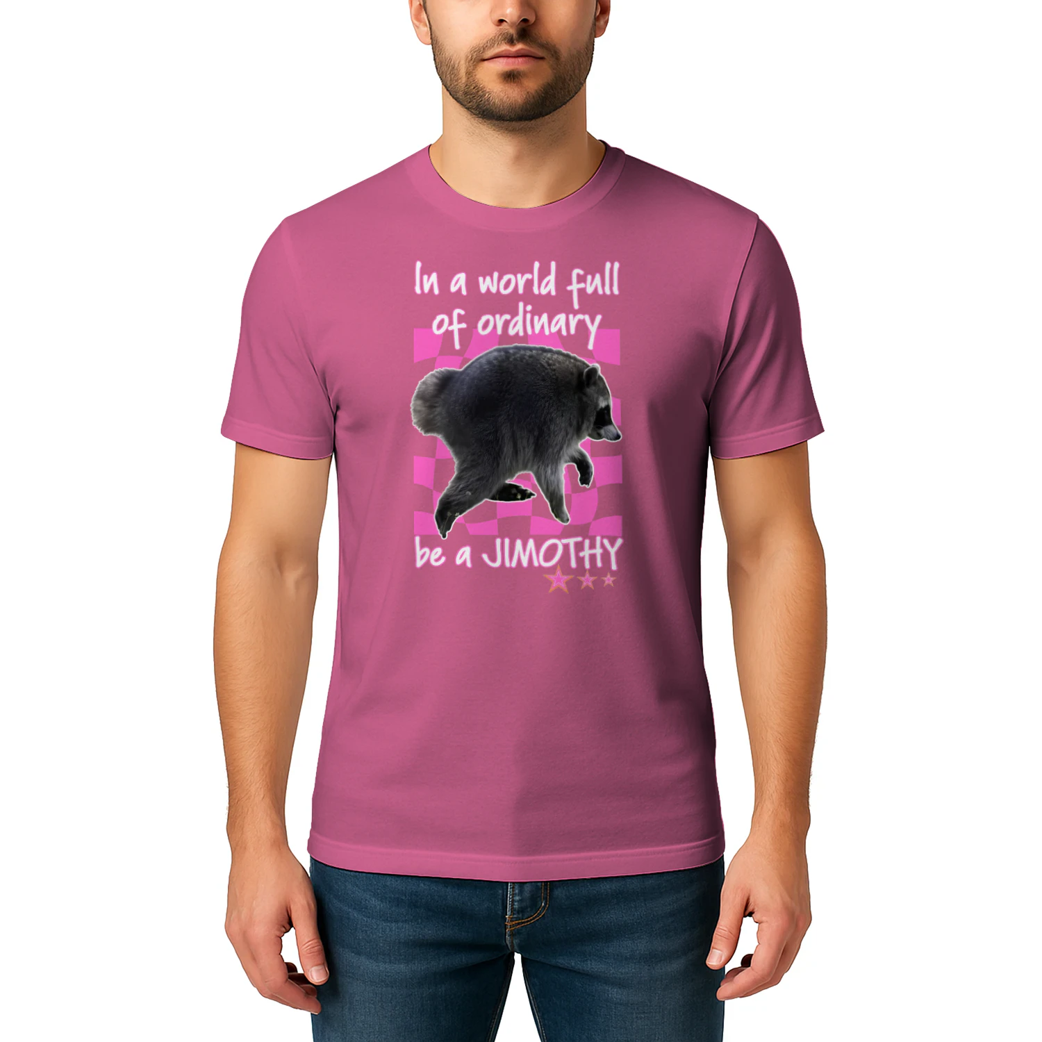 In A World Full Of Ordinary Be A Jimothy Raccoon Shirt
