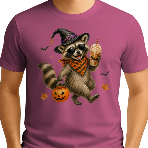 Halloween Raccoon Pumpkin