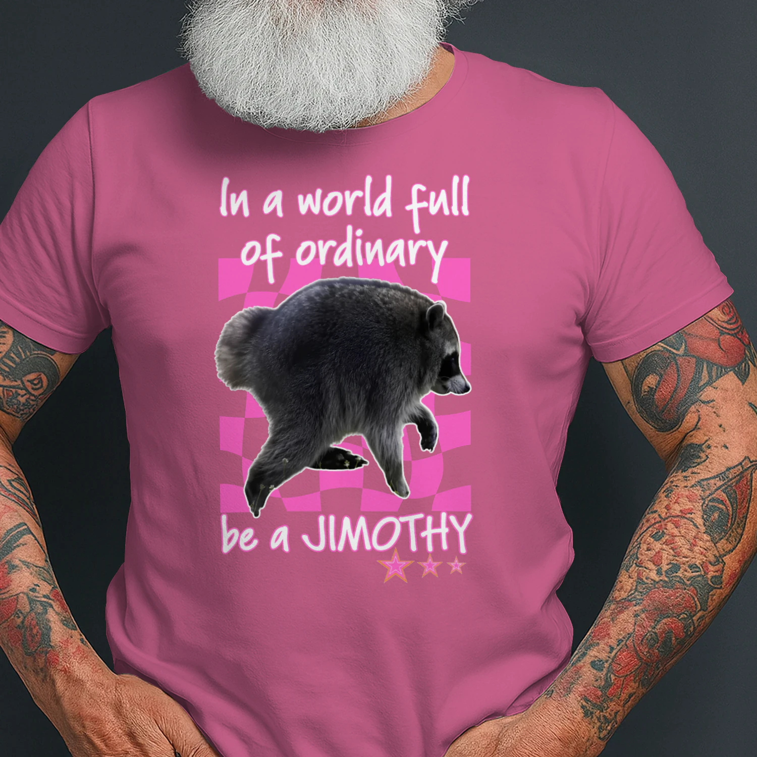 In A World Full Of Ordinary Be A Jimothy Raccoon Shirt