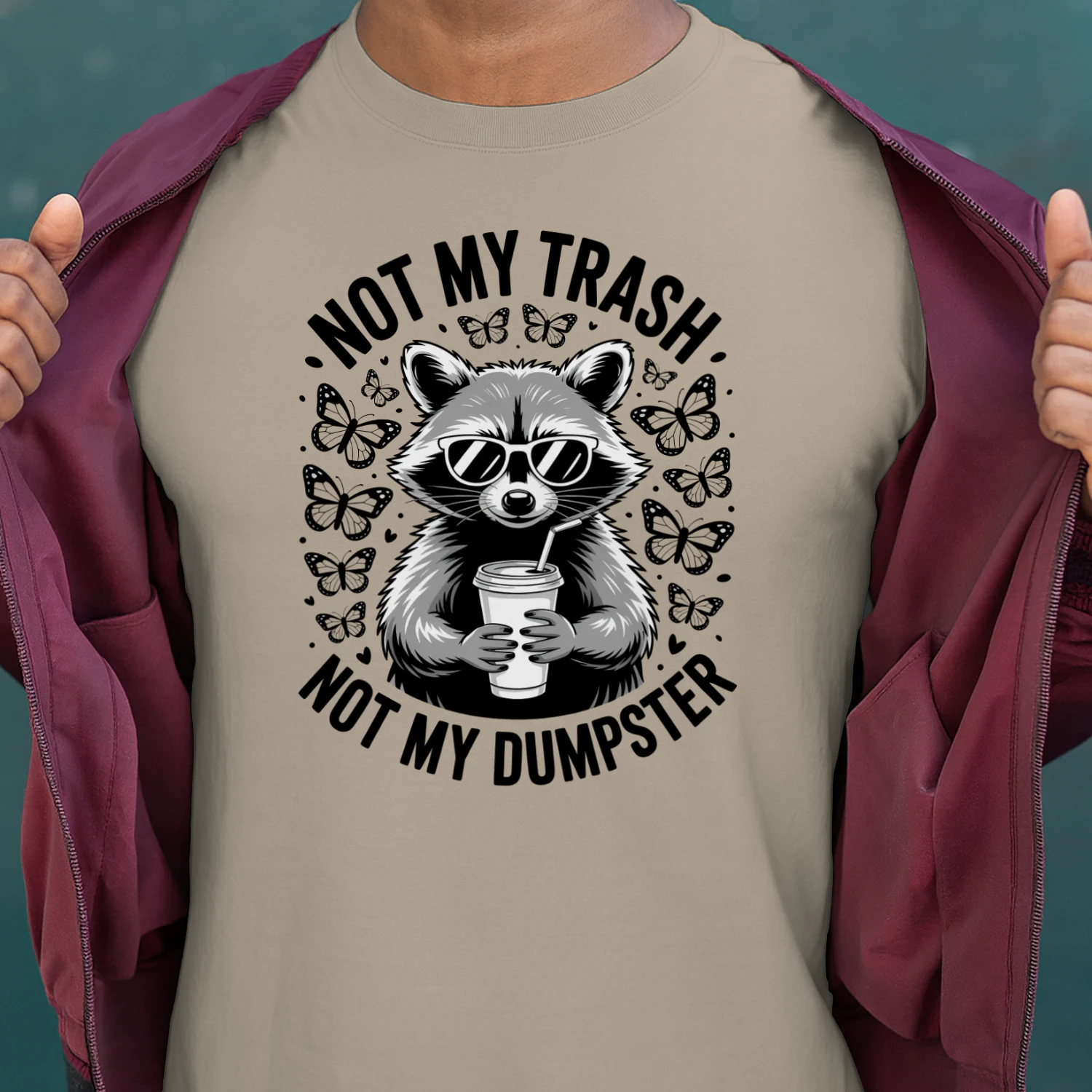 Cool Raccoon Coffee Lover Shirt