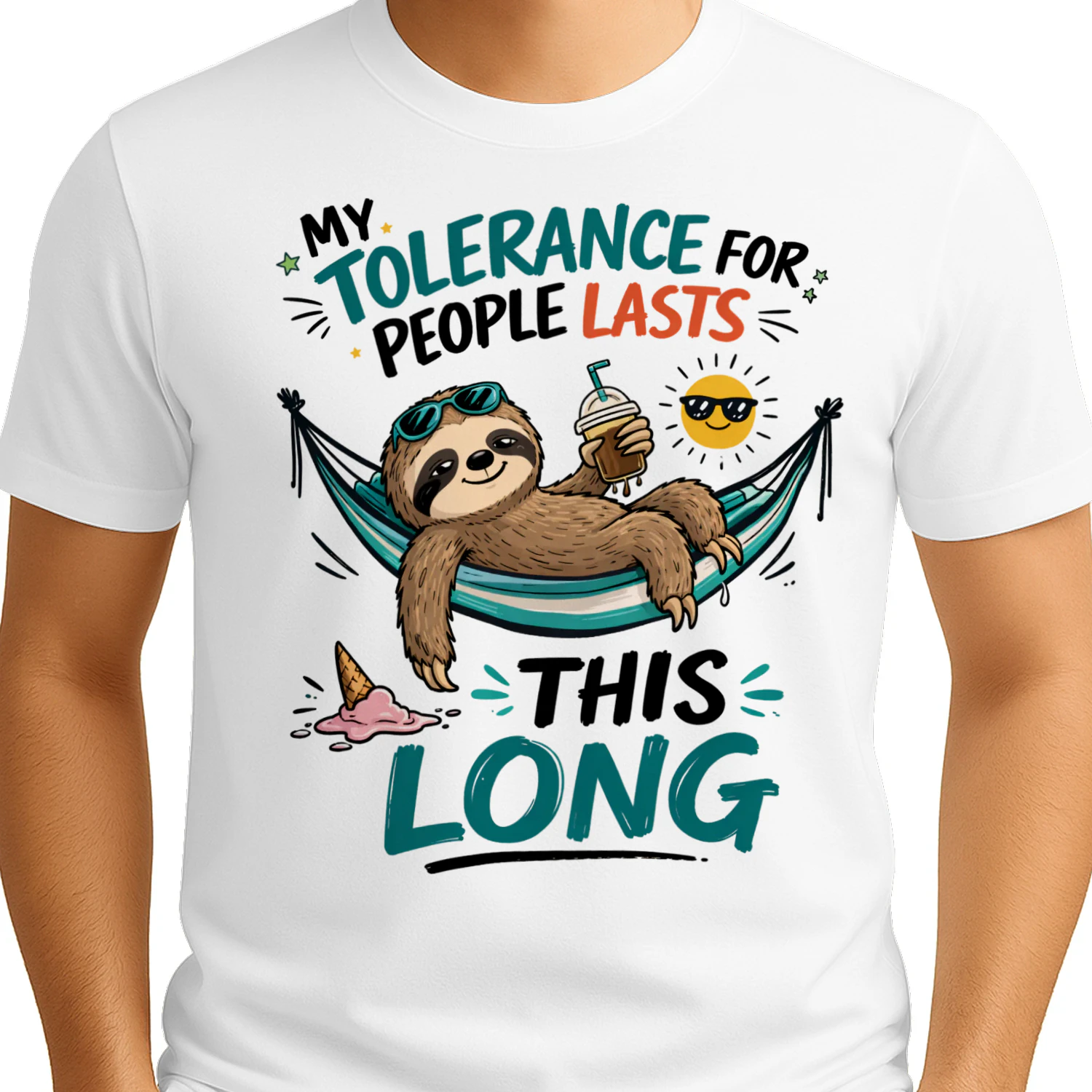 My Tolerance for People Lasts This Long Sloth