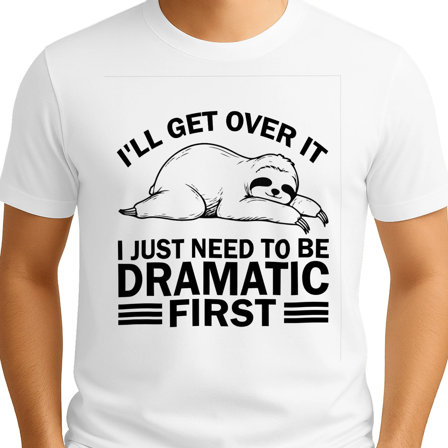 Cute Sleeping Sloth Relaxing Animal Design