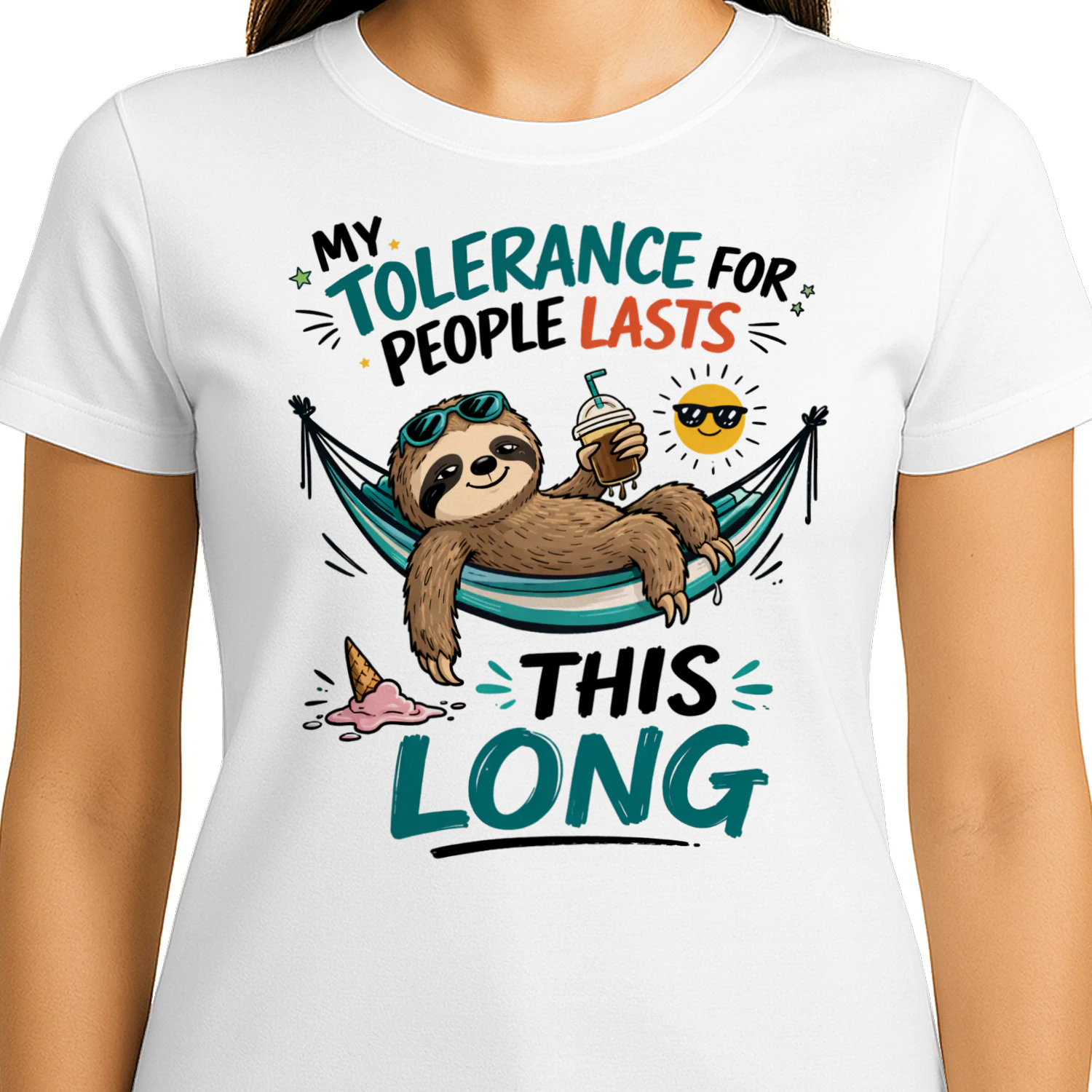 My Tolerance for People Lasts This Long Sloth