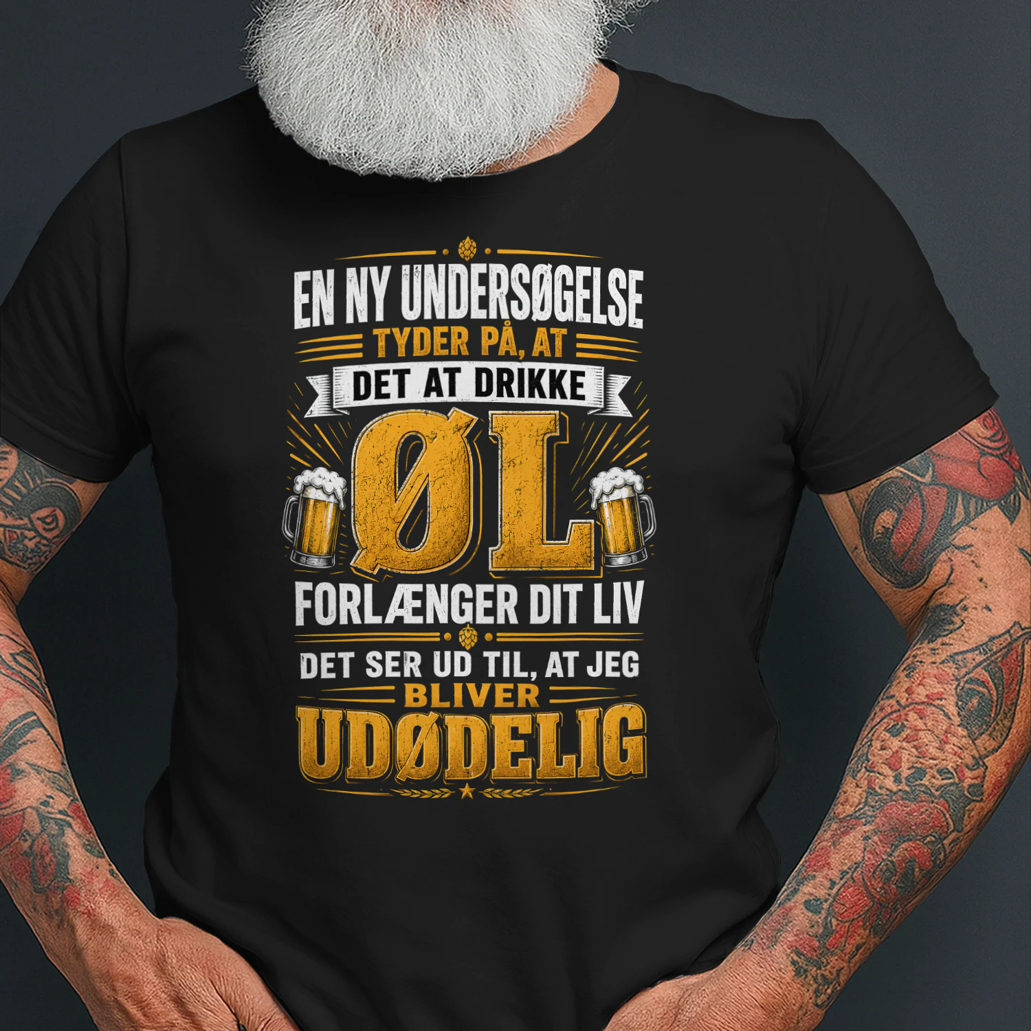 En Ny Undersøgelse – Jeg Bliver Udødelig T-shirt