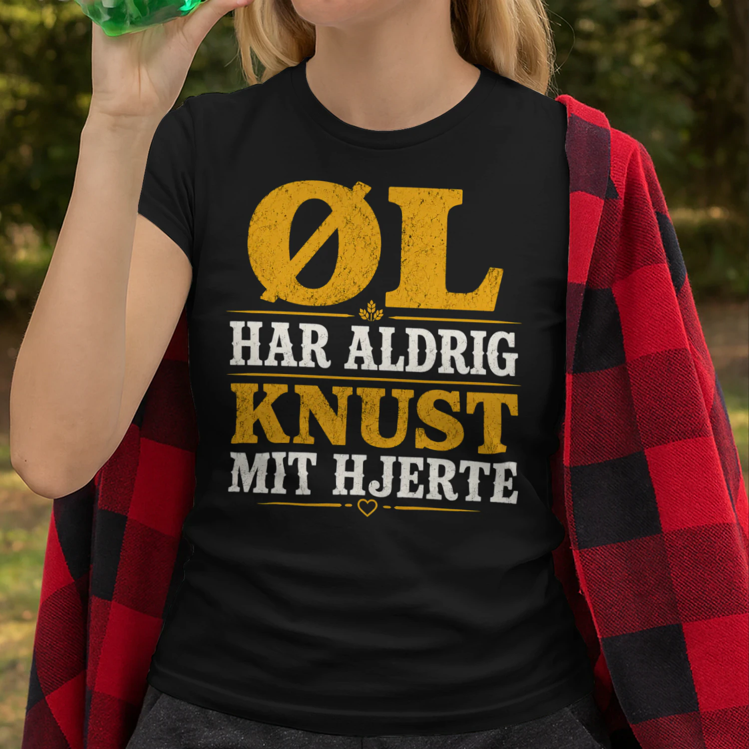 Øl Har Aldrig Knust Mit Hjerte – Sjov Øl T-Shirt Til Ølelskere