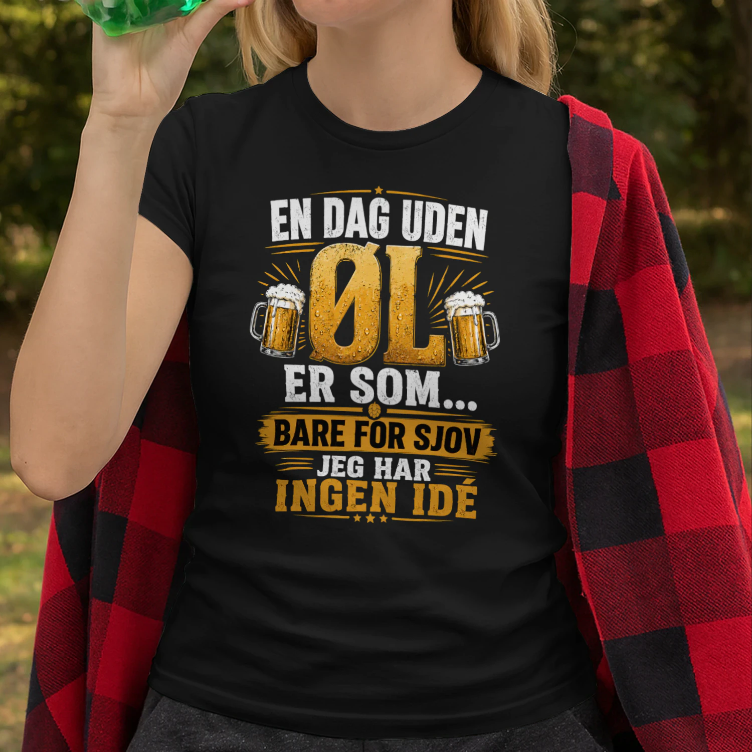 En Dag Uden Øl – Jeg Har Ingen Idé T-shirt