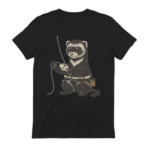 Climbing Cute Ferret Gear