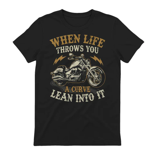 Motorcycle Curve Lightning Lean