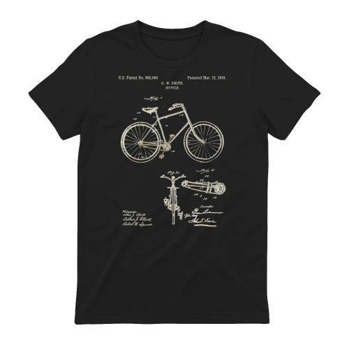 Cycling Vintage Patent Blueprint