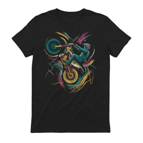 Motorcycle Abstract Dirt Jump