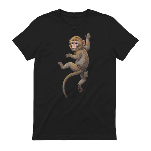 Climbing Cute Macaque Gear