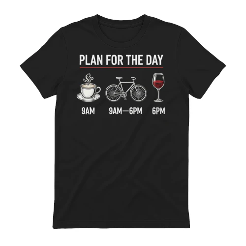 Cycling Plan For The Day Coffee Bike Wine