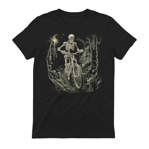 Cycling Skeleton Night Ride
