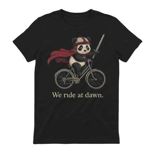 Cycling Panda Knight Quote