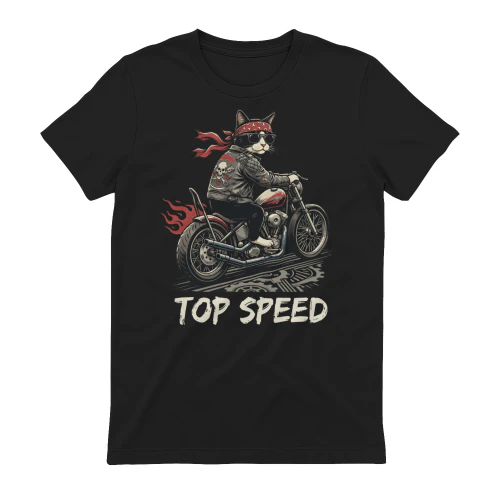 Motorcycle Cat Speed Biker