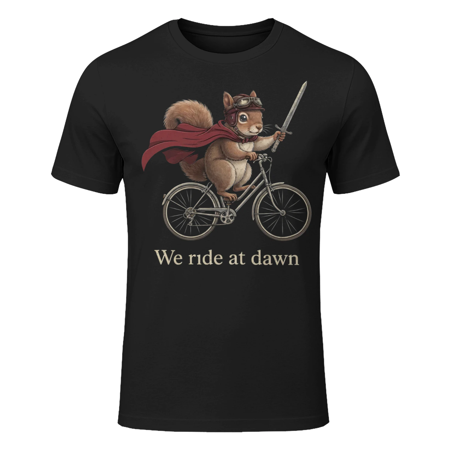 Cycling Squirrel Knight Quote
