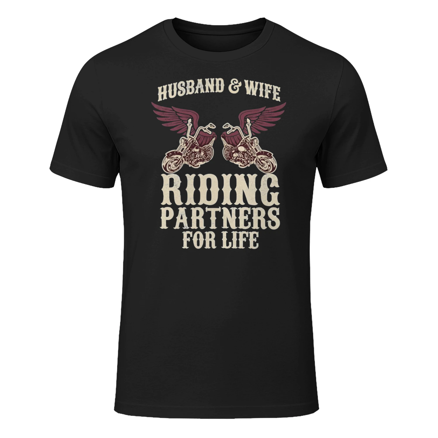 Motorcycle Couple Wing Partners
