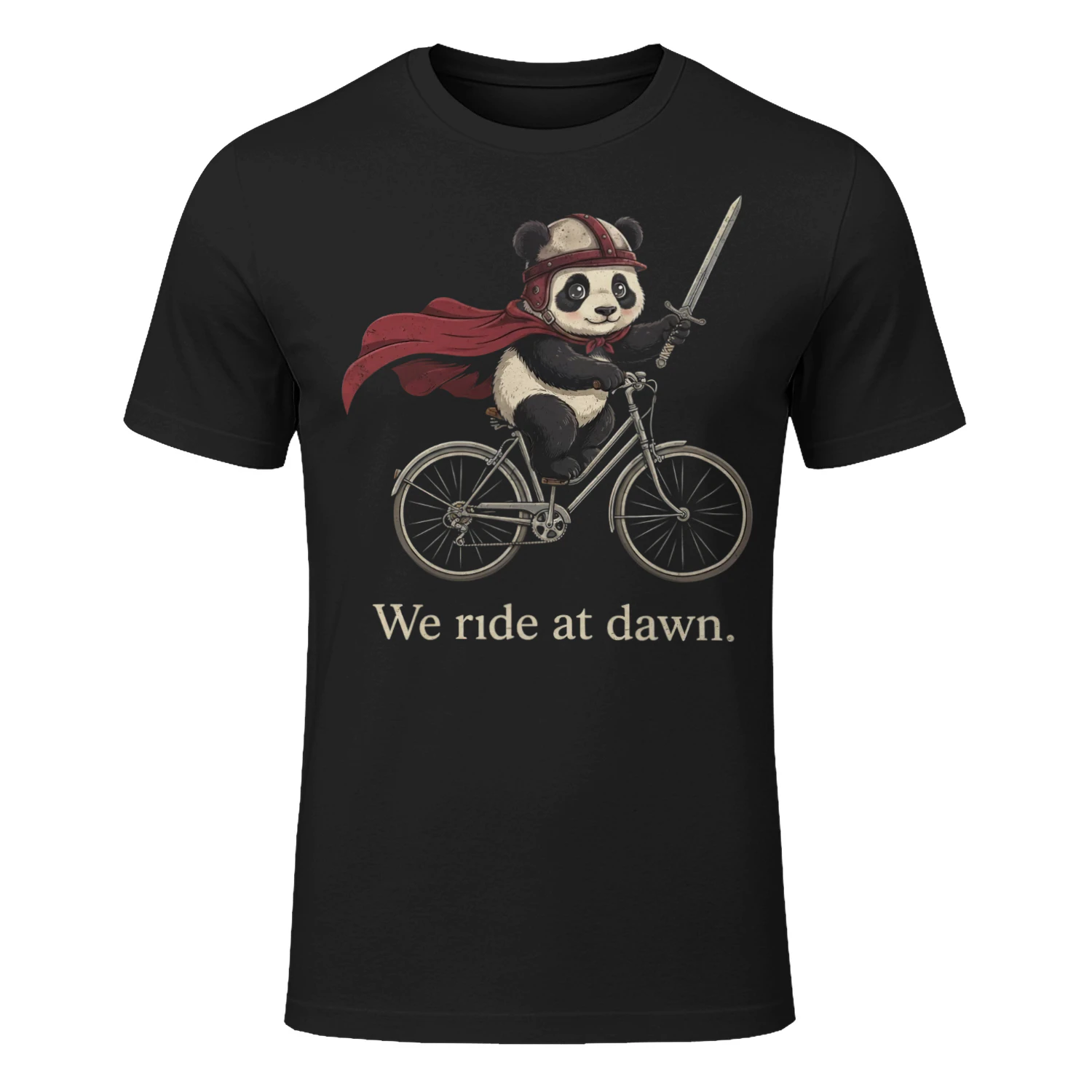 Cycling Panda Knight Quote