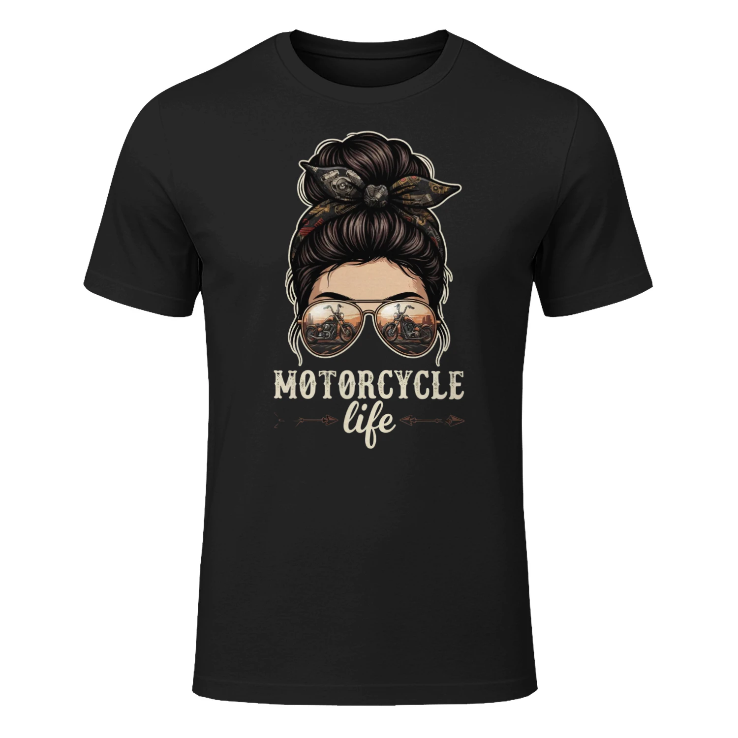 Motorcycle Life Messy Hair