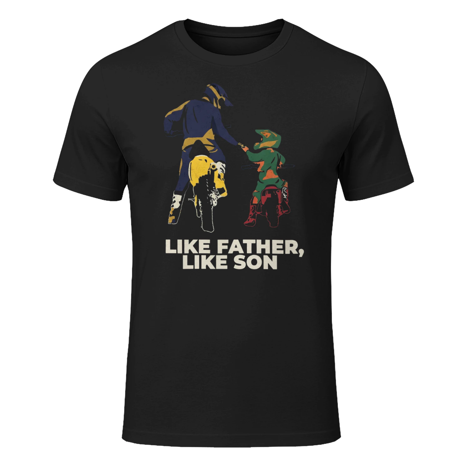Motorcycle Father Son Family