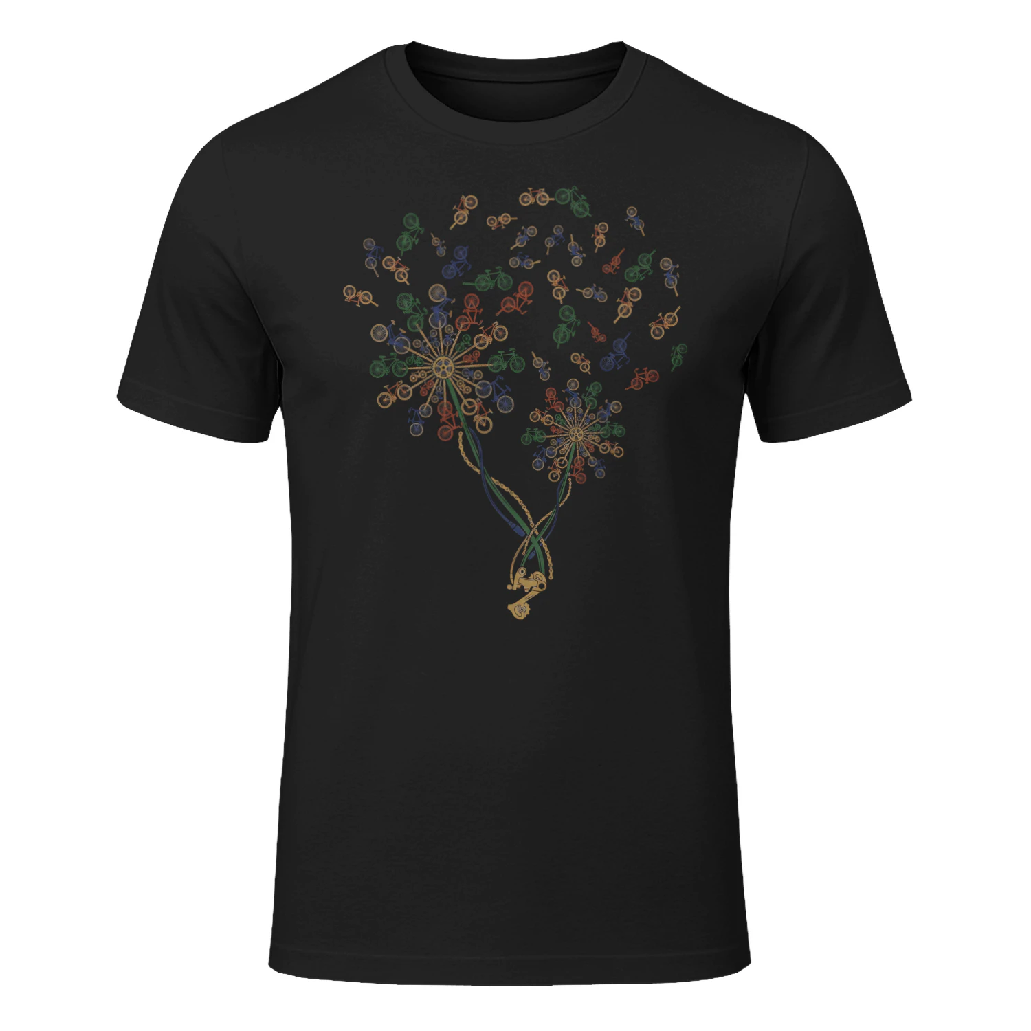 Cycling Dandelion Bicycle Seed Art