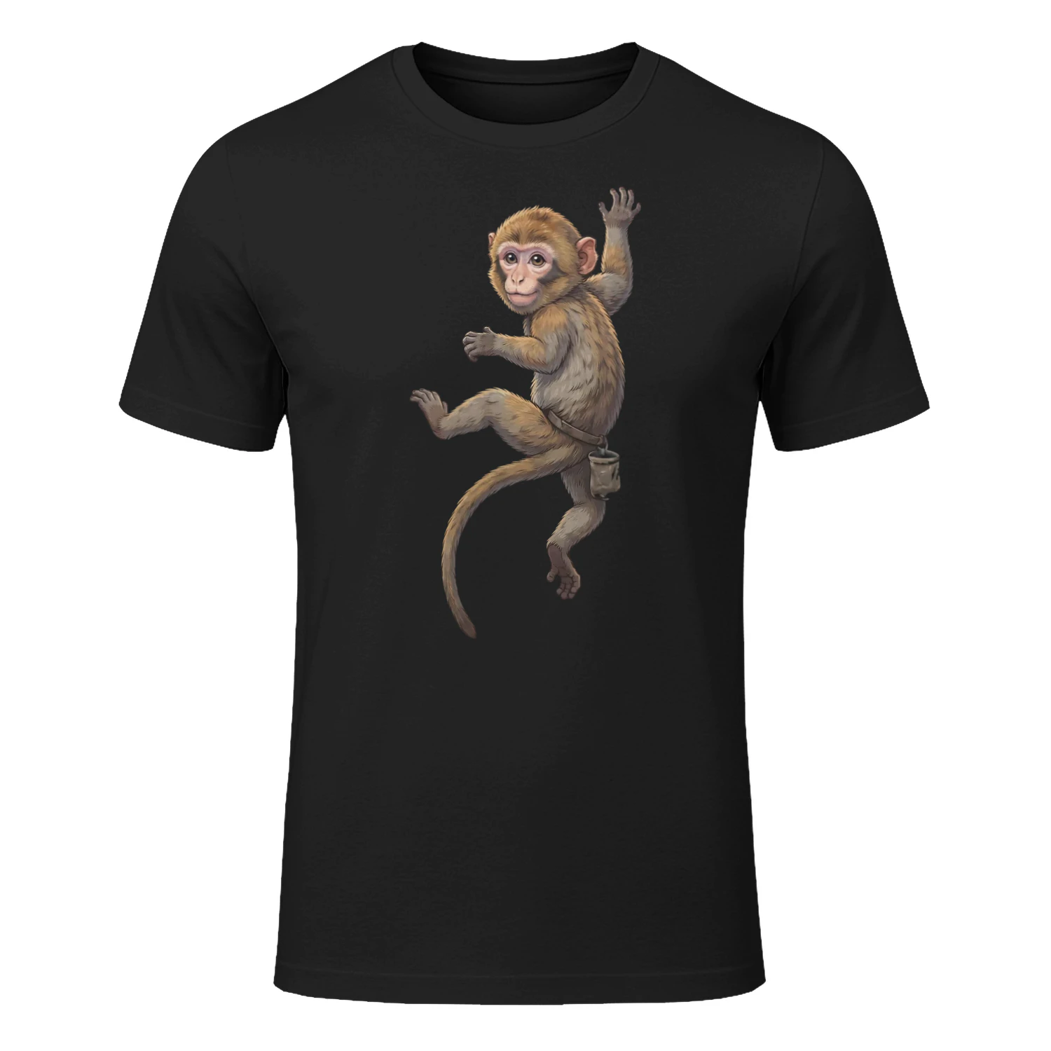 Climbing Cute Macaque Gear