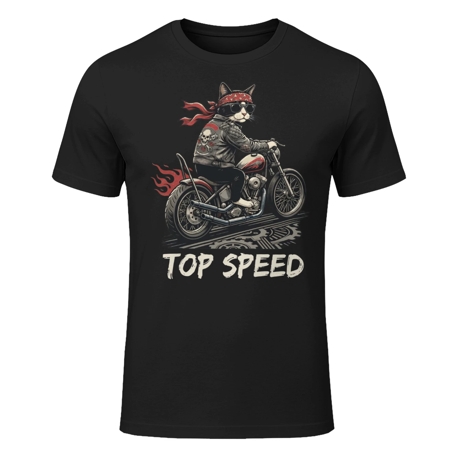 Motorcycle Cat Speed Biker