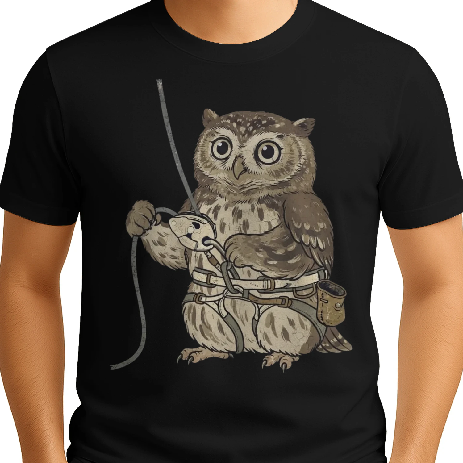 Climbing Cute Owl Gear