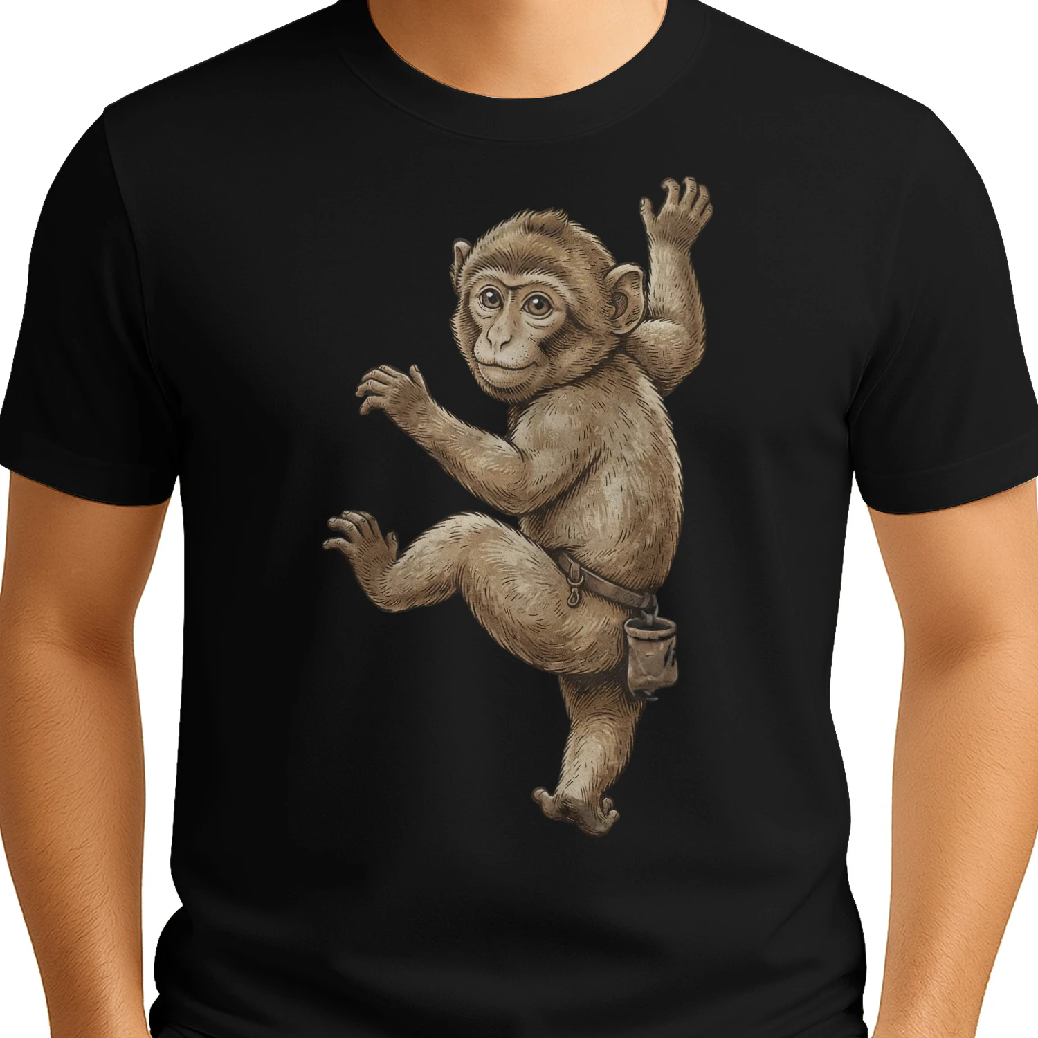 Climbing Cute Monkey Gear