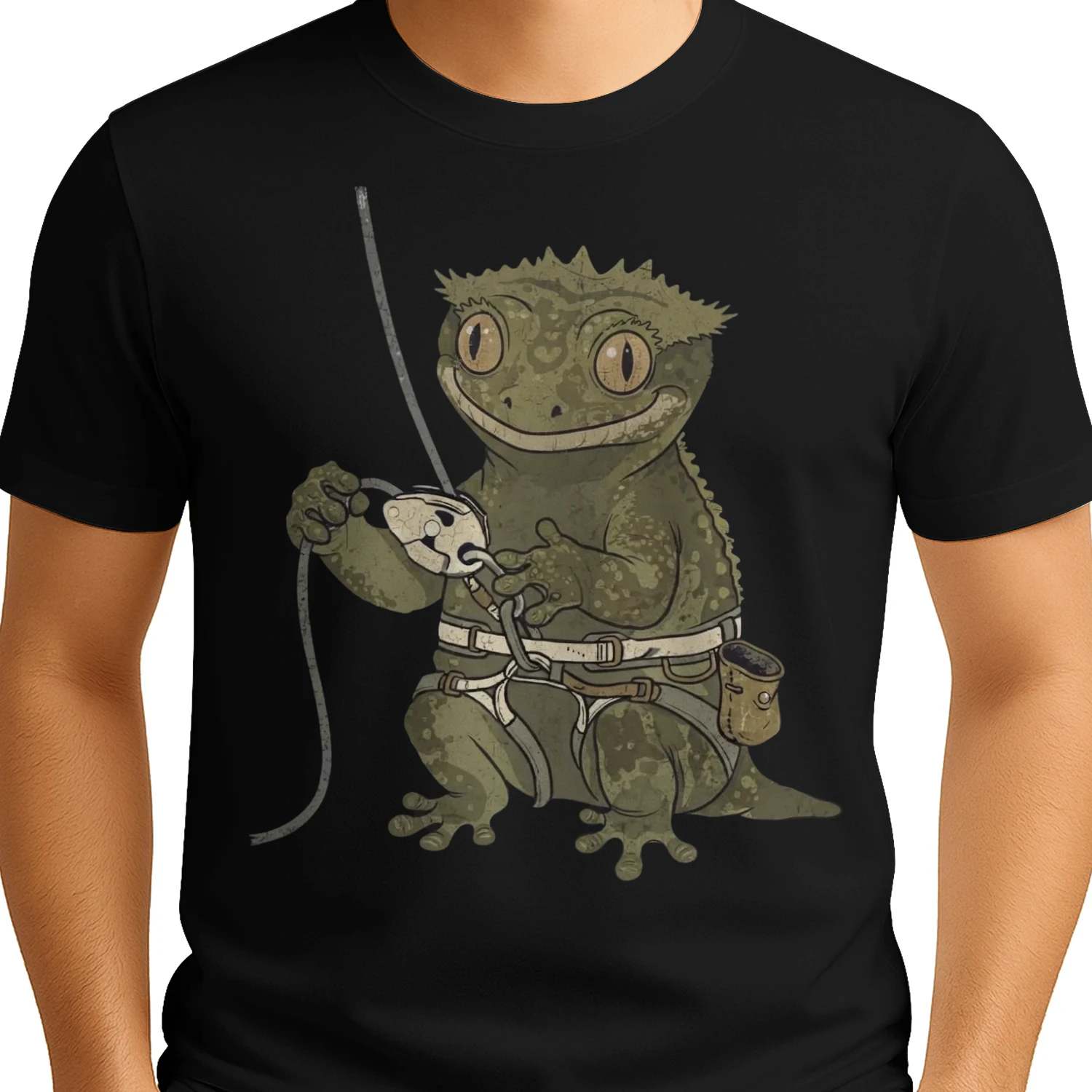 Climbing Cute Gecko Gear